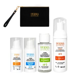 Zestaw podróżny kosmetyków derma dance