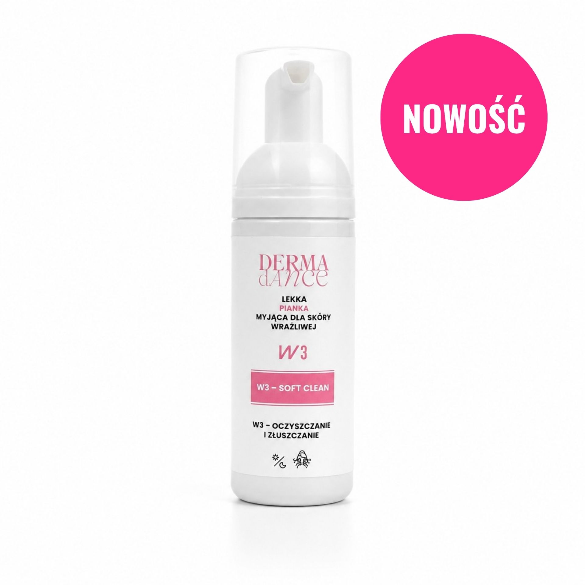 Delikatna pianka do mycia twarzy 50 ml
