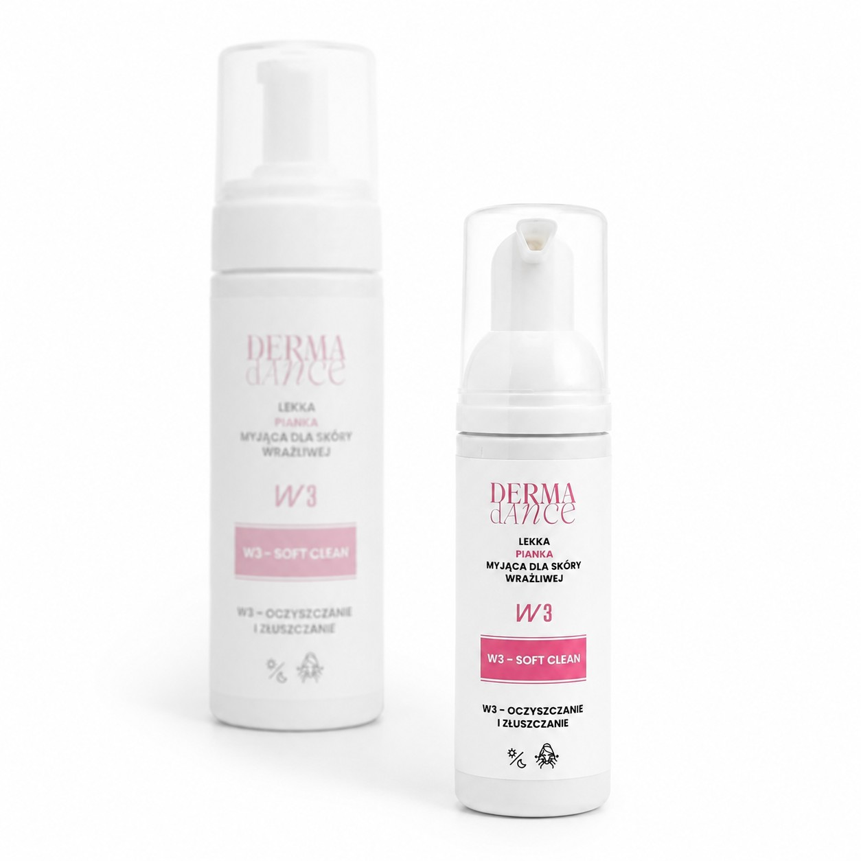 W3 – Soft Clean | Delikatna pianka myjąca wersja mini 50 ml